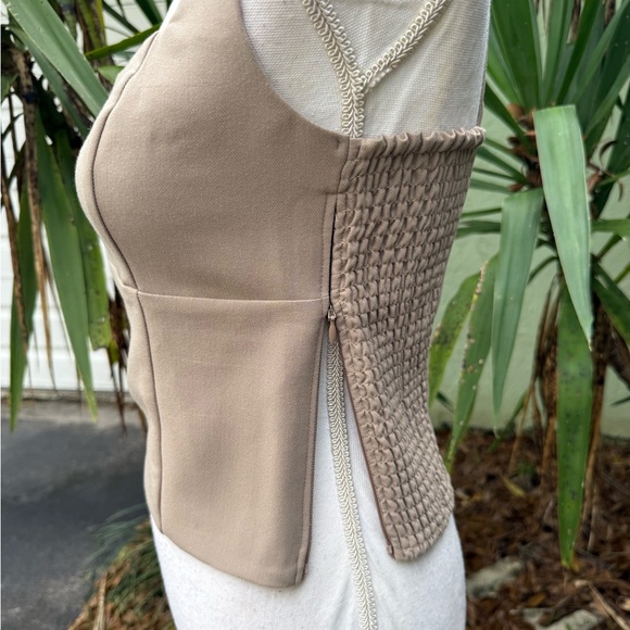 Abercrombie & Fitch Taupe Tan Bustier Tank - Picture 8 of 14